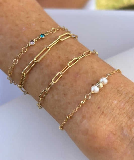 18kt Gold-filled Hoop Earrings